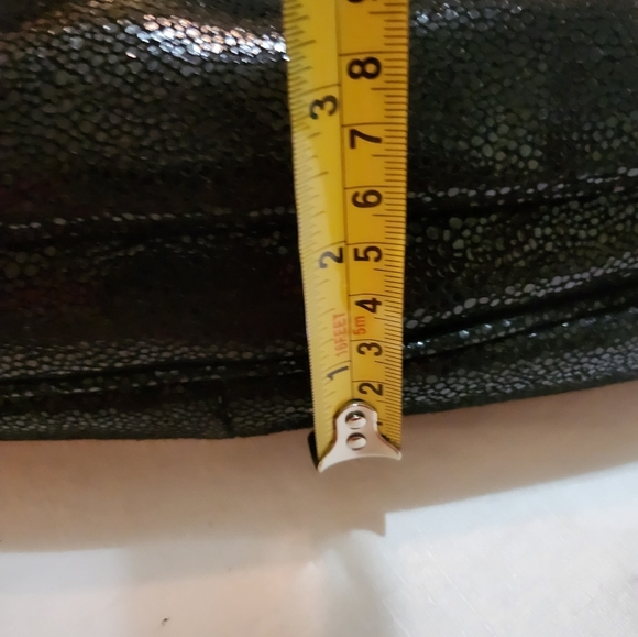 Judith Ripka Black BOW Clutch with Silver Accents EUC - Picture 10 of 14